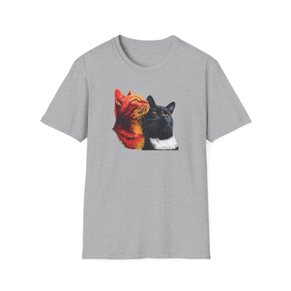 Orange and Black Cat T-Shirt