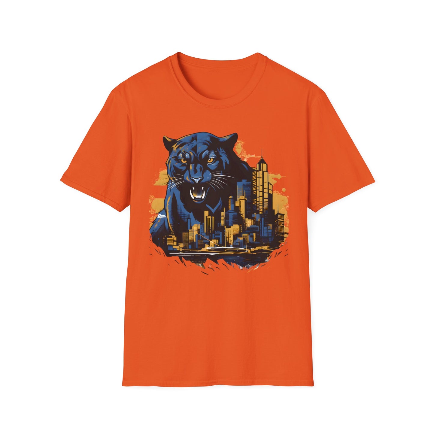 Panther Over City T-Shirt