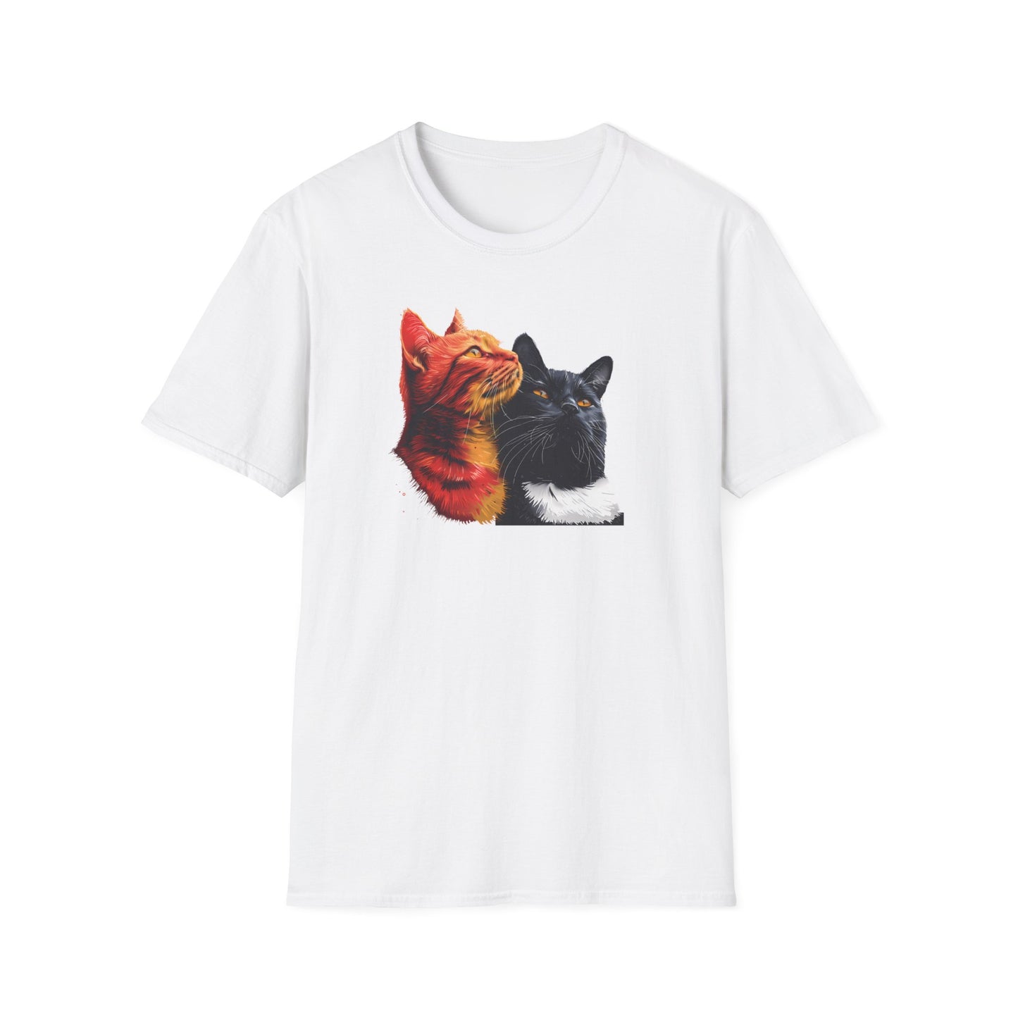 Orange and Black Cat T-Shirt