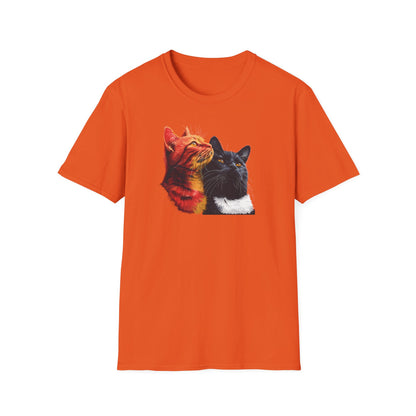 Orange and Black Cat T-Shirt