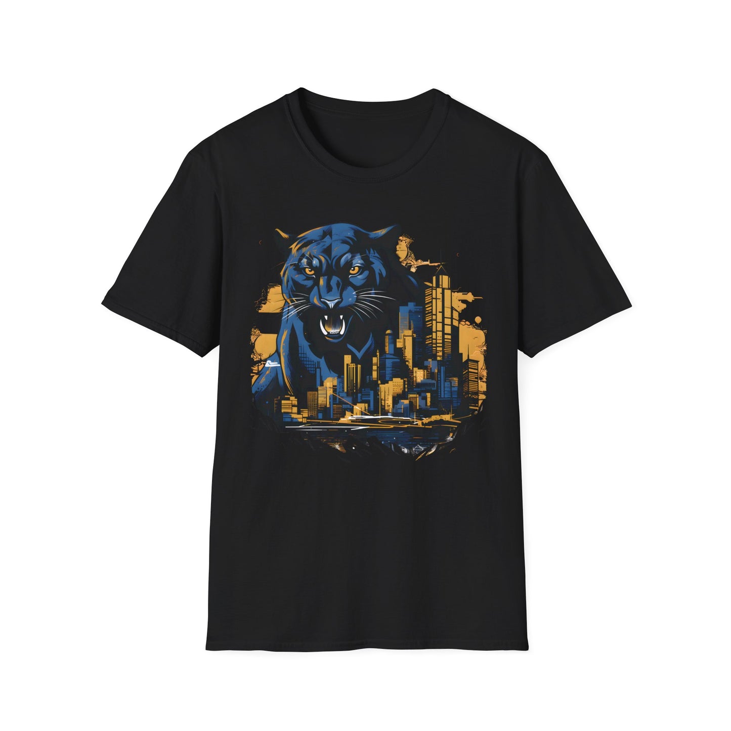 Panther Over City T-Shirt