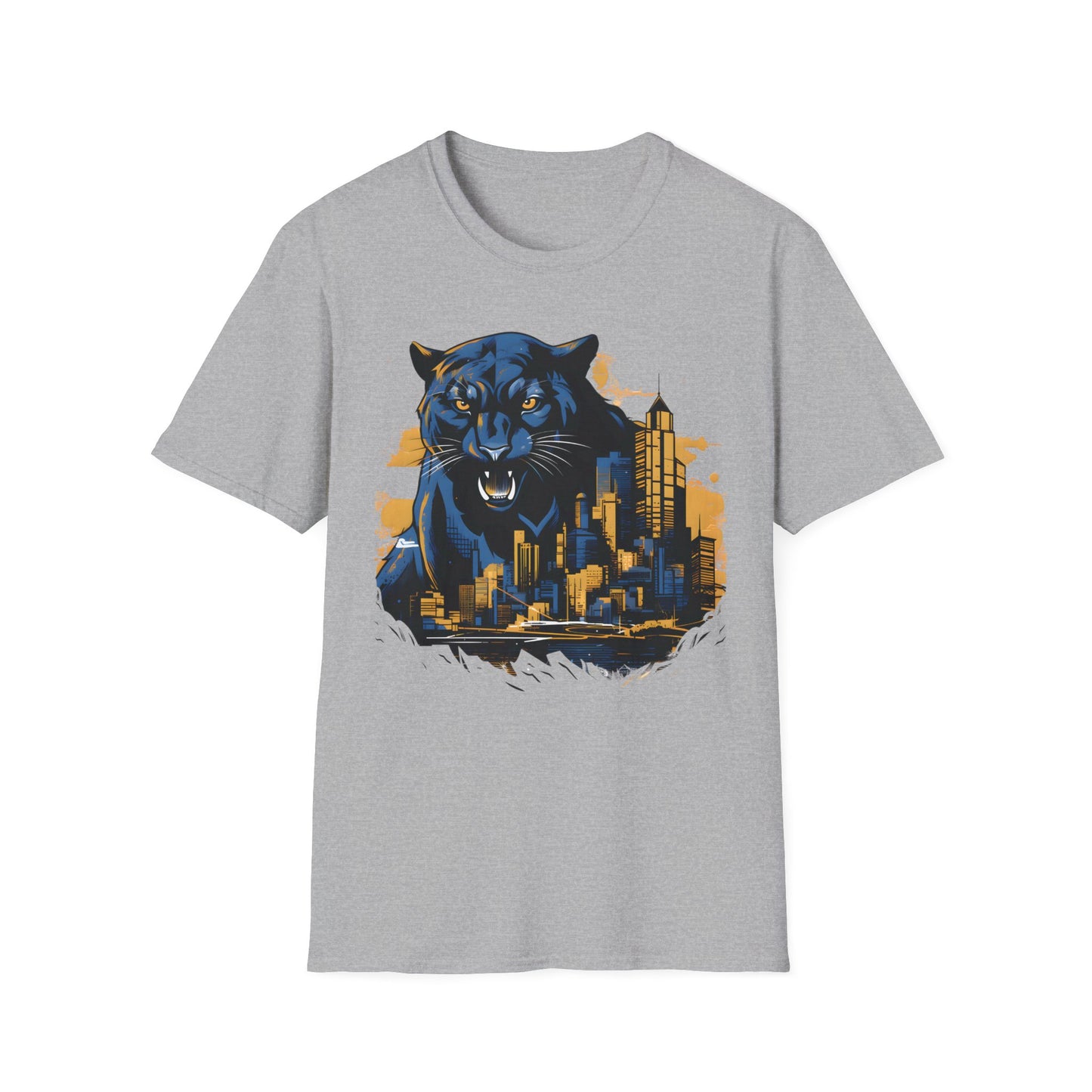 Panther Over City T-Shirt