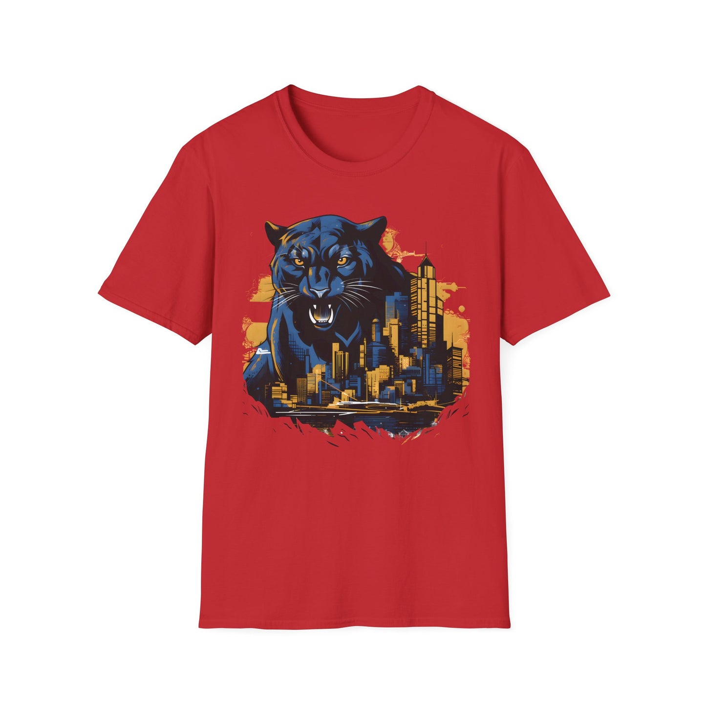 Panther Over City T-Shirt