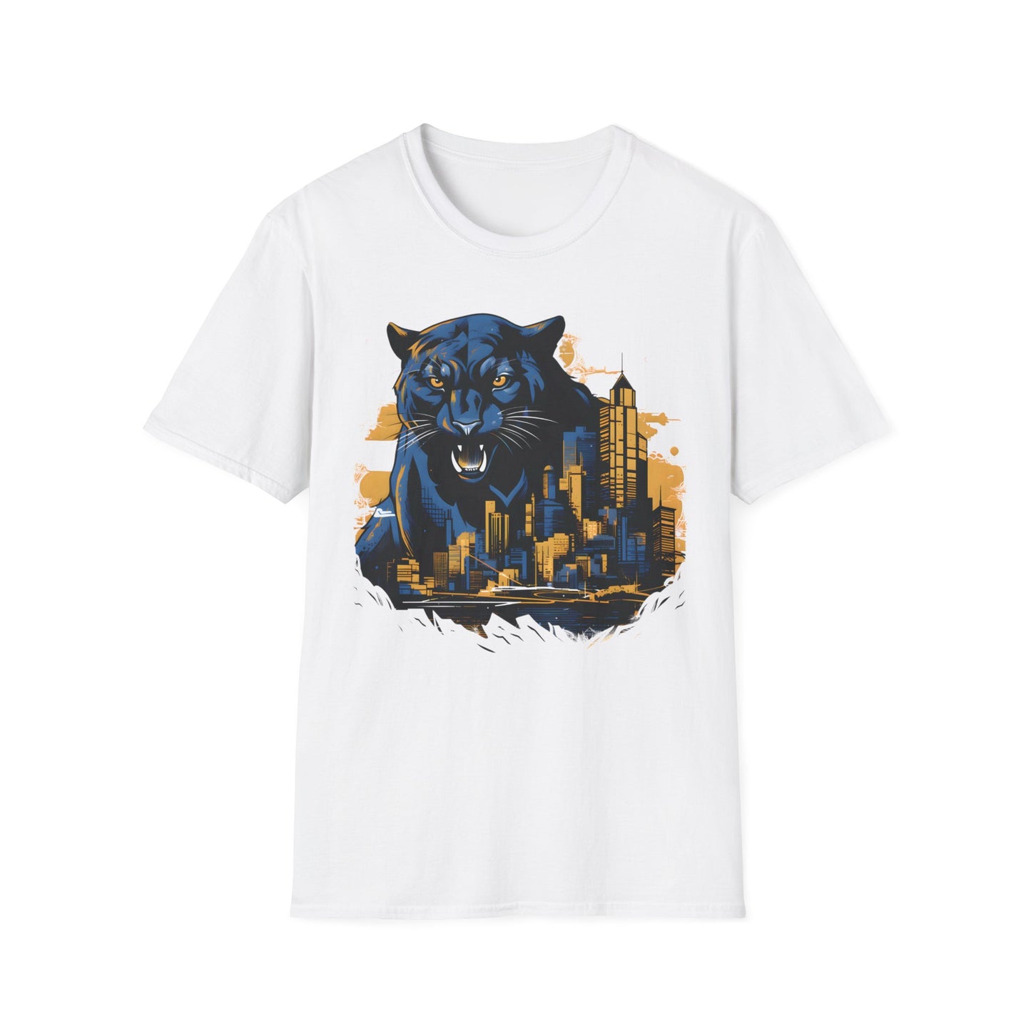 Panther Over City T-Shirt