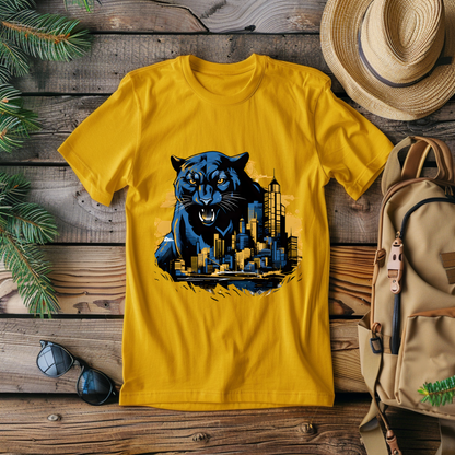 Panther Over City T-Shirt