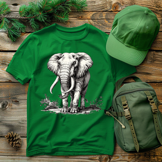 Elephant Sketch T-Shirt